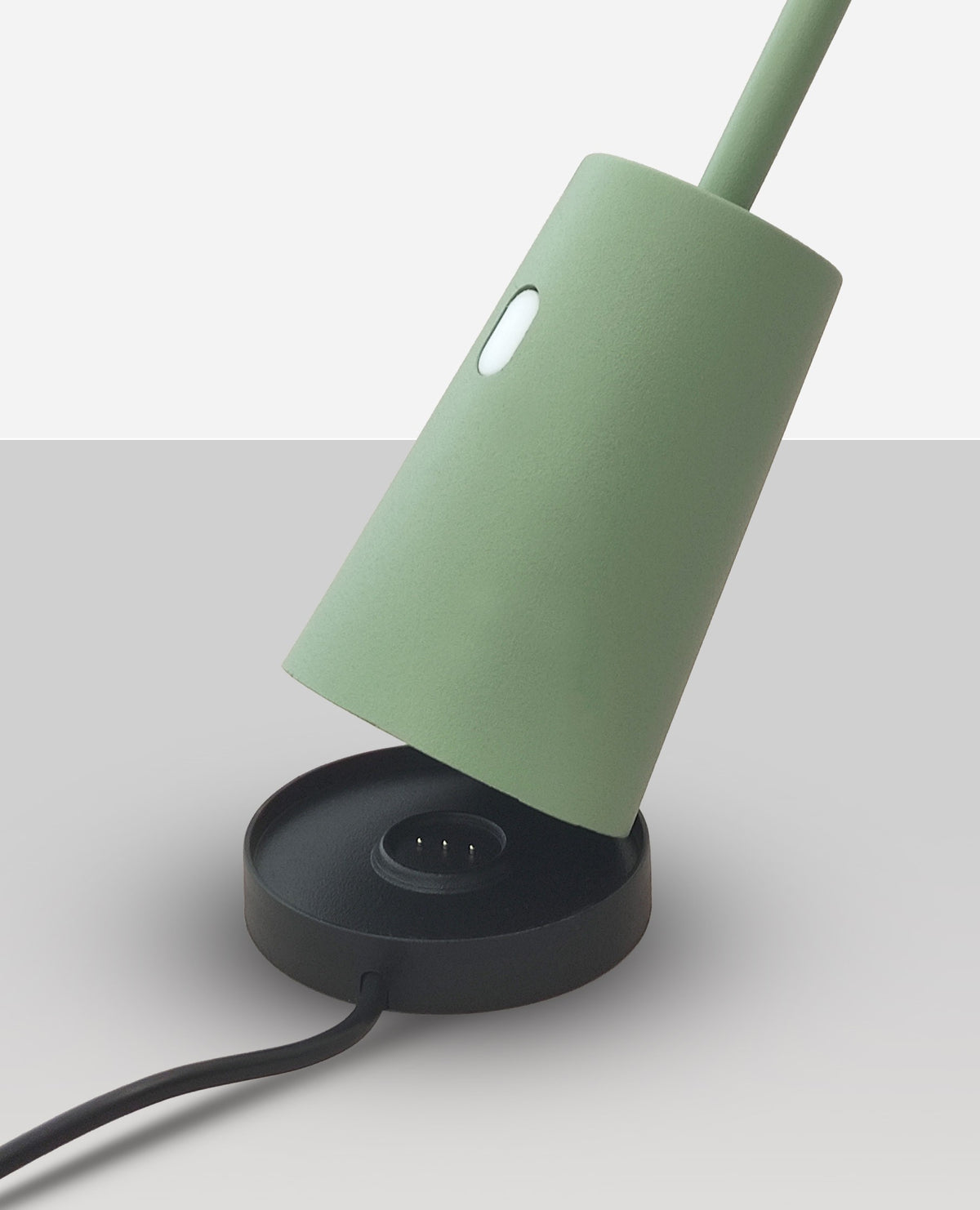 Lampada da Tavolo LED Ricaricabile TAG Nera 3W 3000K IP54