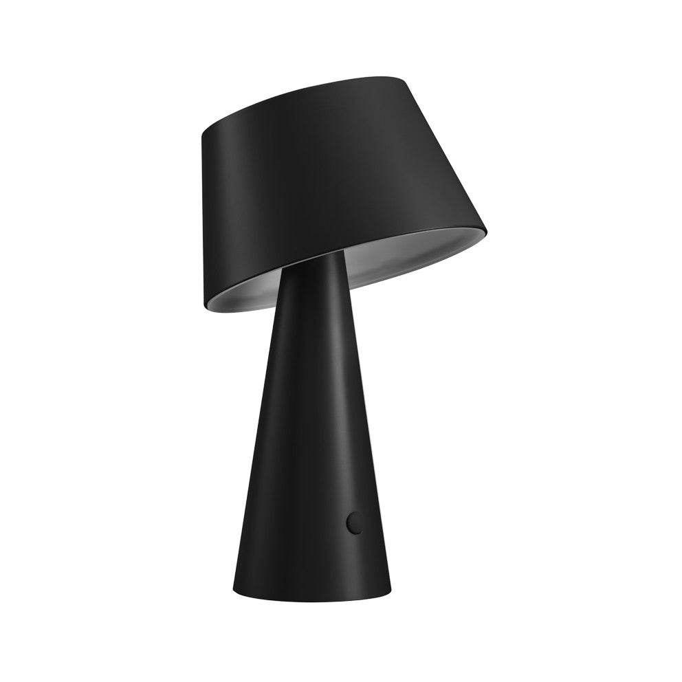 Lampada da Tavolo LED Solare e USB-C TIZIA Nera 2,6W 3000K IP54