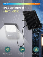 Faro Con Pannello Solare 200W 6500K 2000 Lumen IP65 SP05