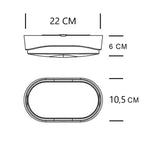 Plafoniera Da Esterno Bot Lighting OVIEDO 180 18W CCT Doppia Cover