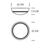 Plafoniera Da Esterno Bot Lighting OVIEDO 24R 24W CCT Doppia Cover