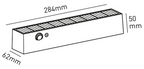 Applique Solare Nera 5,2W 1000LM IP54 Bot Lighting AVENUE 4000K