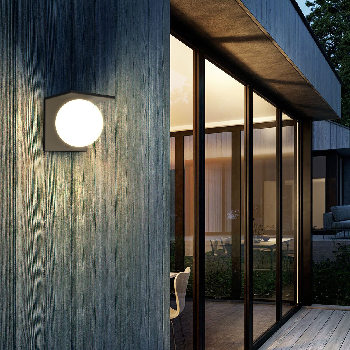 Applique Solare Bianca 5,2W 1000LM IP54 Bot Lighting MOON 4000K