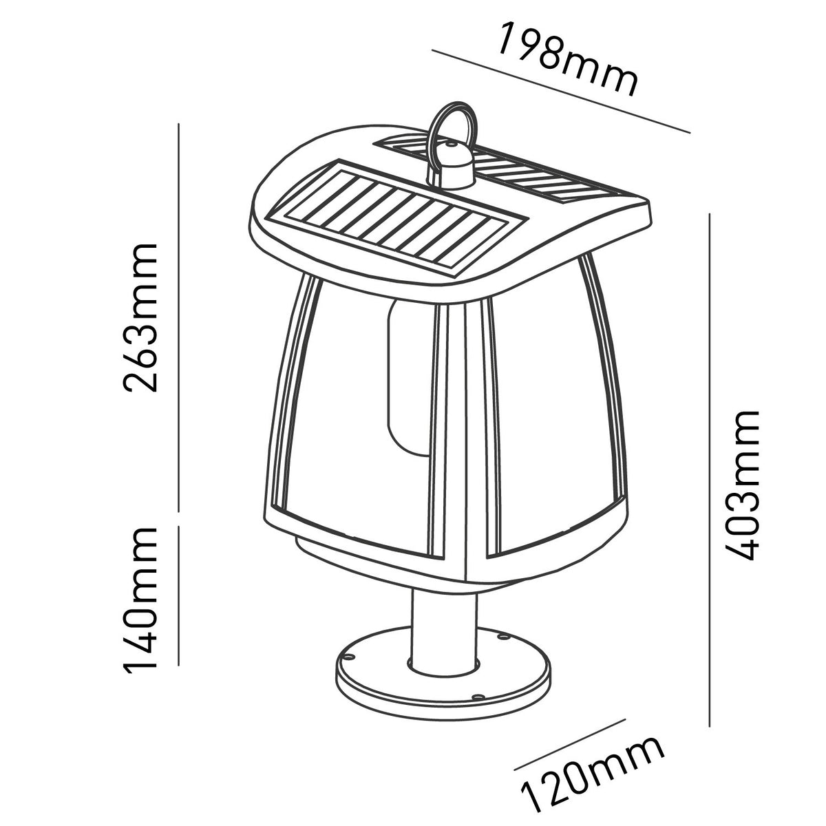 Lampioncino Segnapasso YUCCAP Bot Lighting 1,8W 350Lm 4000K 330°