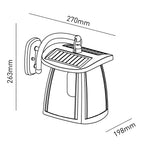 Lanterna Applique a Parete YUCCA Bot Lighting 1,8W 350Lm 4000K 330°