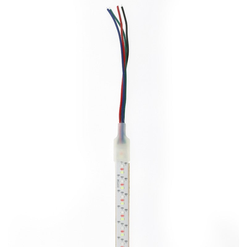 Striscia Led BERGAMO 220V SMD 2835 13W/mt RGB Multicolor IP65 Al Metro