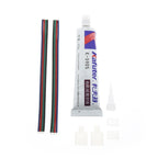 Cavo Adattatore + Silicone Per Striscia Led Rgb 220Vac Bergamo
