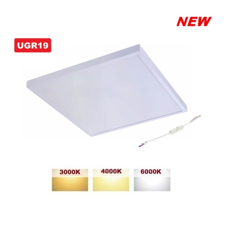 Plafoniera Pannello LED a Soffitto 45x45cm 42W CCT Cornice Integrata