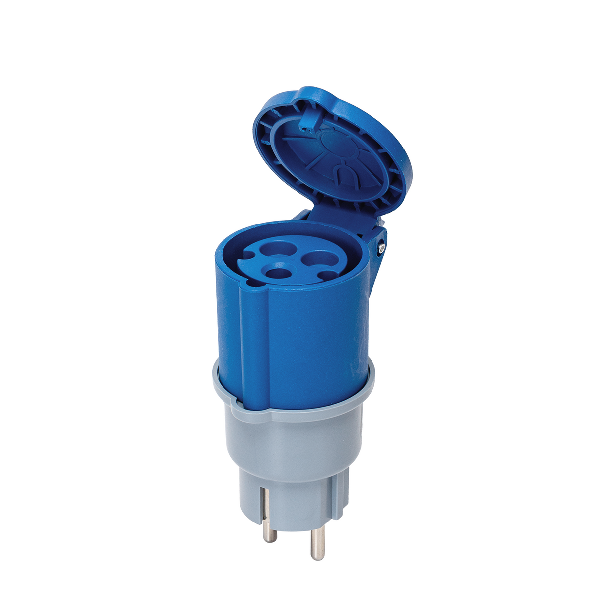Adattatore Spina Schuko 3P 16A - Presa Ind. 3P 16A 6h 220V  IP20