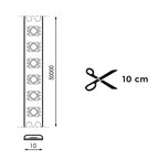 Striscia Led BERGAMO 220V SMD 2835 17W/mt 2700K IP65 50MT