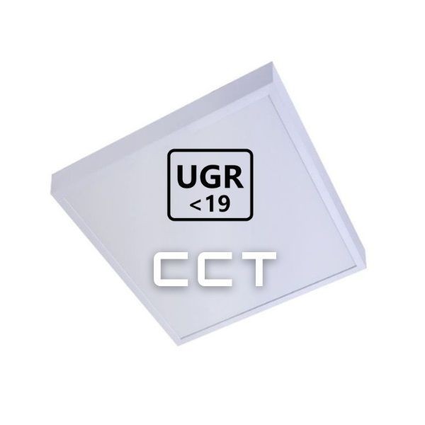 Plafoniera Pannello LED a Soffitto 45x45cm 42W CCT Cornice Integrata