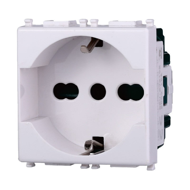 Presa Schuko 2P+T 16A Compatibile Vimar Plana Ettroit
