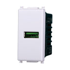 Presa Caricatore USB Type-A 5Vdc 2.1A Compatibile Vimar Plana Ettroit
