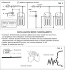 Interruttore Con Sensore di Rilevamento Acustico Compatibile Bticino Matix Ettroit