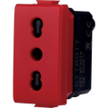 Presa Bipasso Rossa Compatibile Bticino Matix Ettroit