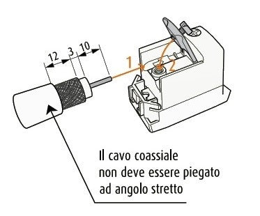 Presa Diretta Maschio Compatibile Bticino Matix Ettroit