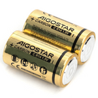 Batterie Aigostar Mezza Torcia C Zinco Carbone 1.5V Confezione da 2 Pile