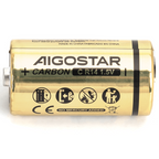 Batterie Aigostar Mezza Torcia C Zinco Carbone 1.5V Confezione da 2 Pile