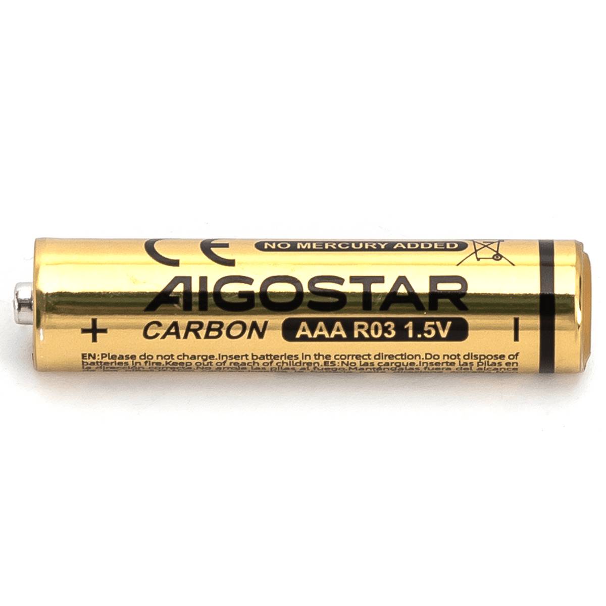 Batterie Aigostar AAA Ministilo Zinco Carbone 1.5V Confezione da 12 Pile