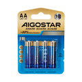 Batterie Aigostar AA Stilo 1.5V Confezione da 4 Pile Alcaline