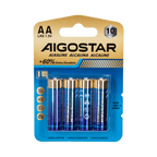 Pack 20 Blister da 4 Batterie Aigostar AA Stilo 1.5V Alcaline
