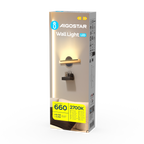 Applique Led In Legno e Metallo 6,5W Luce Calda 2700K