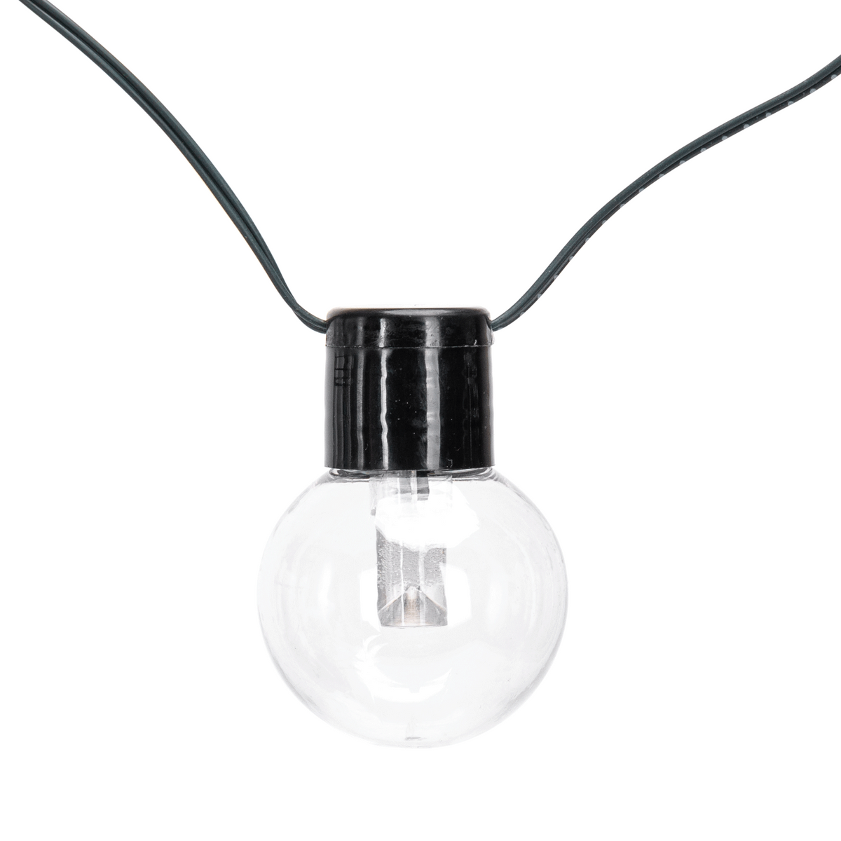 Catena Luminosa Solare 5 Metri + 1,5 Mt Cavo Sfera G50 IP65 8 Modalità RGB