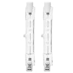 Lampadina Alogena R7S Lineare 78mm 80W Dimmerabile 2 Pezzi Luce Calda