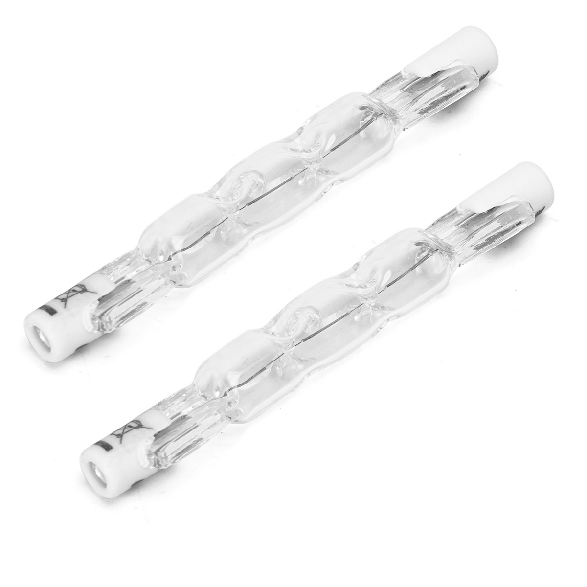 Lampadina Alogena R7S Lineare 78mm 80W Dimmerabile 2 Pezzi Luce Calda