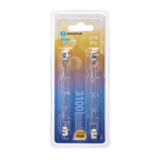Lampadina Alogena R7S Lineare 118mm 160W Dimmerabile 2 Pezzi Luce Calda