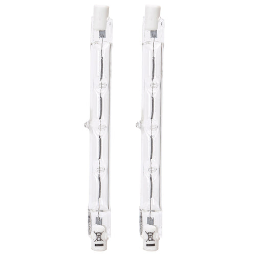 Lampadina Alogena R7S Lineare 118mm 400W Dimmerabile 2 Pezzi Luce Calda