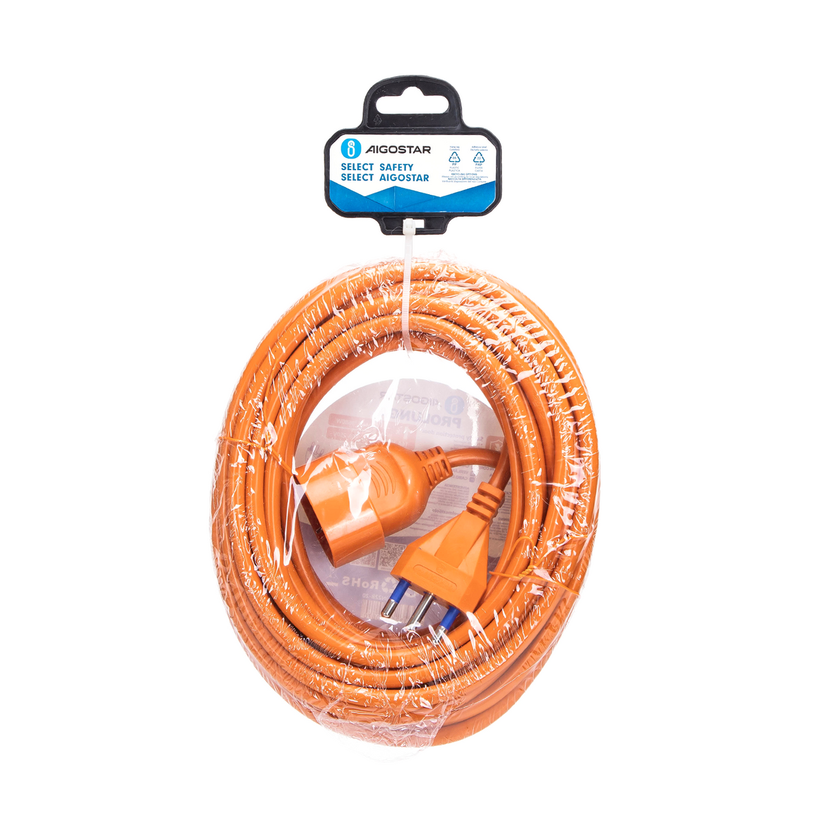 Prolunga da Giardino Cavo 3 x 1,5mm Arancione 10 Metri Max 3680W