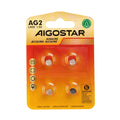 Batteria a Bottone AG2 LR726 1.5V 4 PZ Aigostar