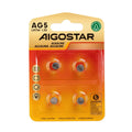 Batteria a Bottone AG5 LR754 1.5V 4 PZ Aigostar