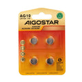 Batteria a Bottone AG10 LR54 1.5V 4 PZ Aigostar