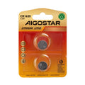 Batteria a Bottone CR1620 3V 2 PZ Aigostar