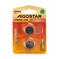 Batteria a Bottone CR2032 3V 2 PZ Aigostar