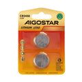 Batteria a Bottone CR2430 3V 2 PZ Aigostar