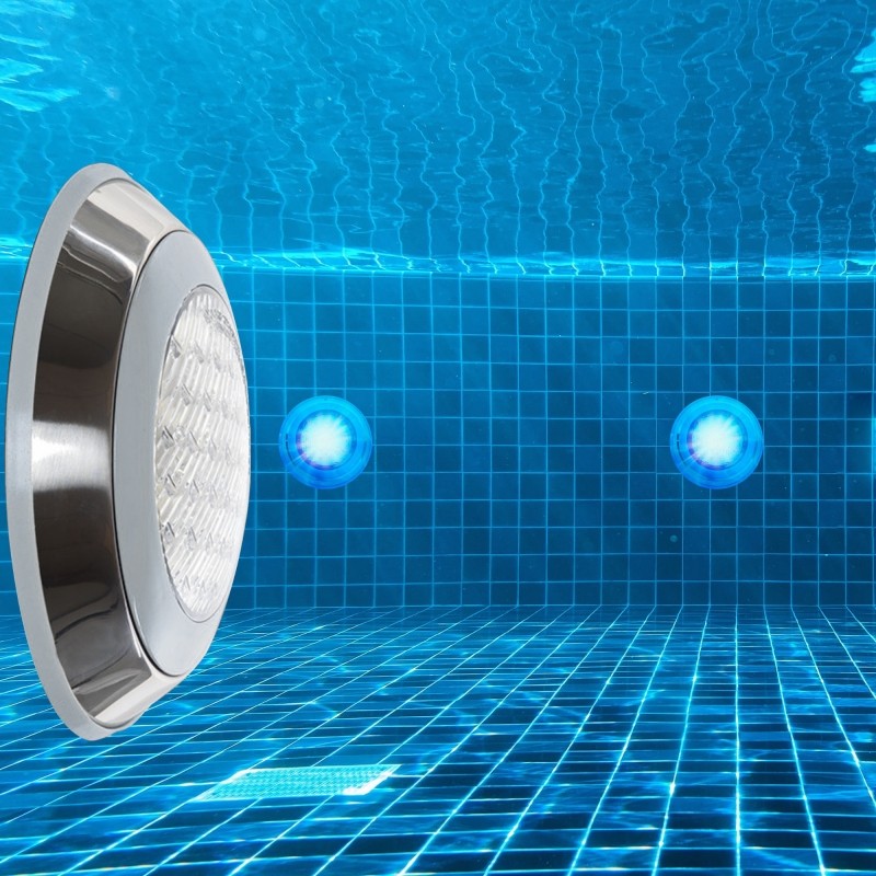Lampada LED PAR56 25W da Piscina 12V AC/DC IP68 Luce Calda 3000K