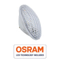 Lampada LED PAR56 25W da Piscina 12V AC/DC IP68 Luce Calda 3000K