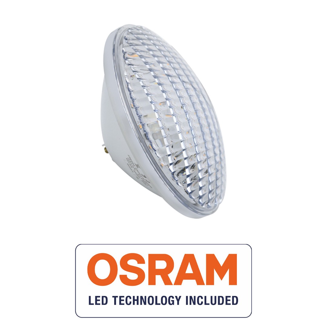 Lampada LED PAR56 25W da Piscina 12V AC/DC IP68 Luce Calda 3000K