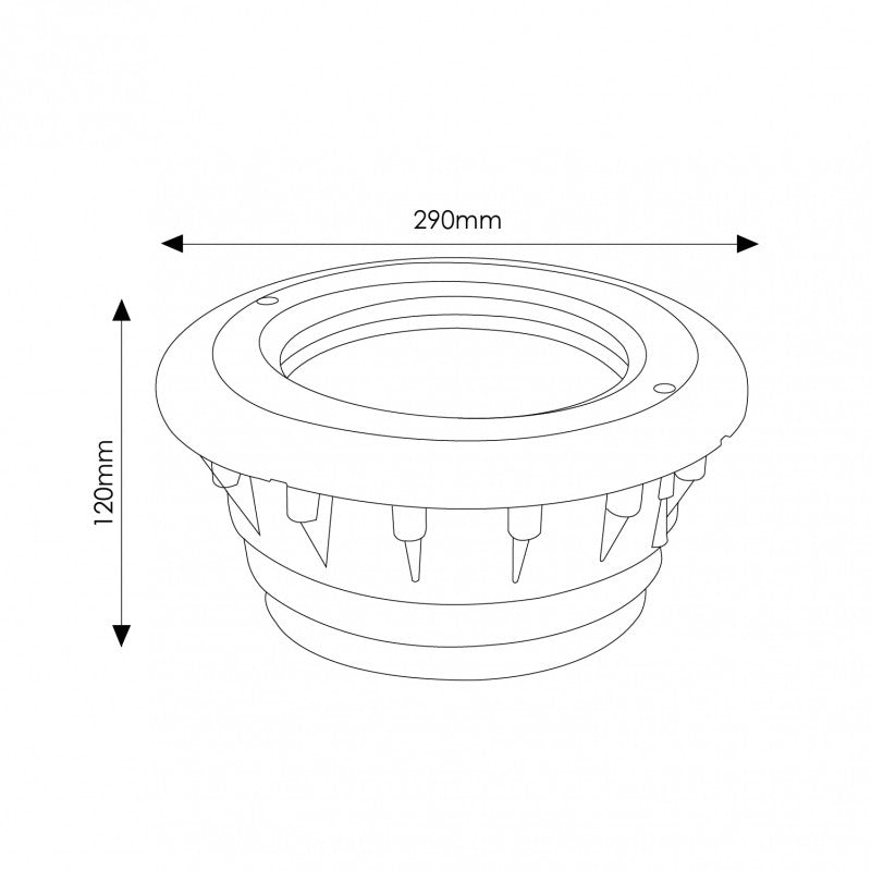 Nicchia Per Piscina Da Incasso Par56 Ip68 Per Calcestruzzo e Liner