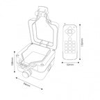 Scatola Di Controllo e Telecomando Rgb+Rgbw A Due Fili Per Piscina IP68