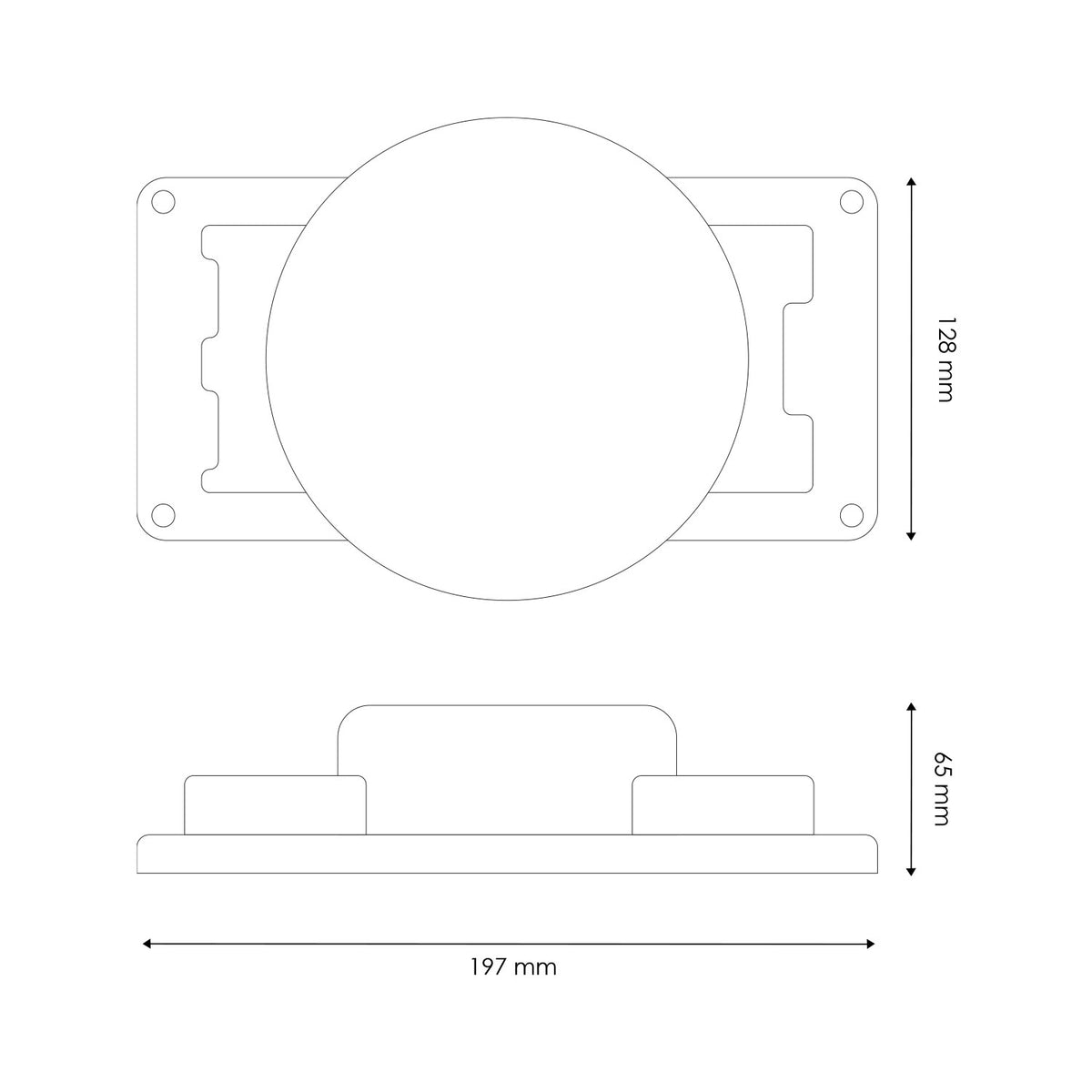 Trasformatore 100W 12V AC IP67 in Corrente Alternata Per Piscine