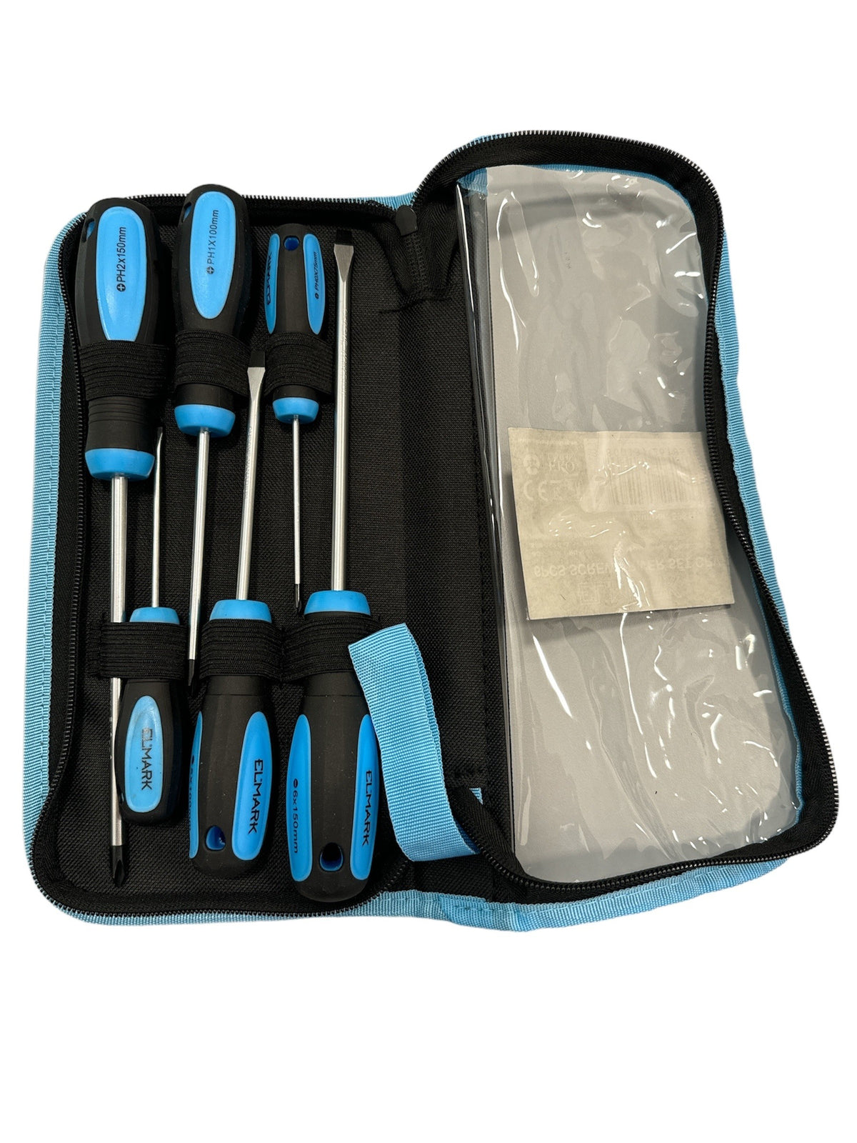 Kit con Astuccio 6 Cacciaviti in CRV Elmark 598117