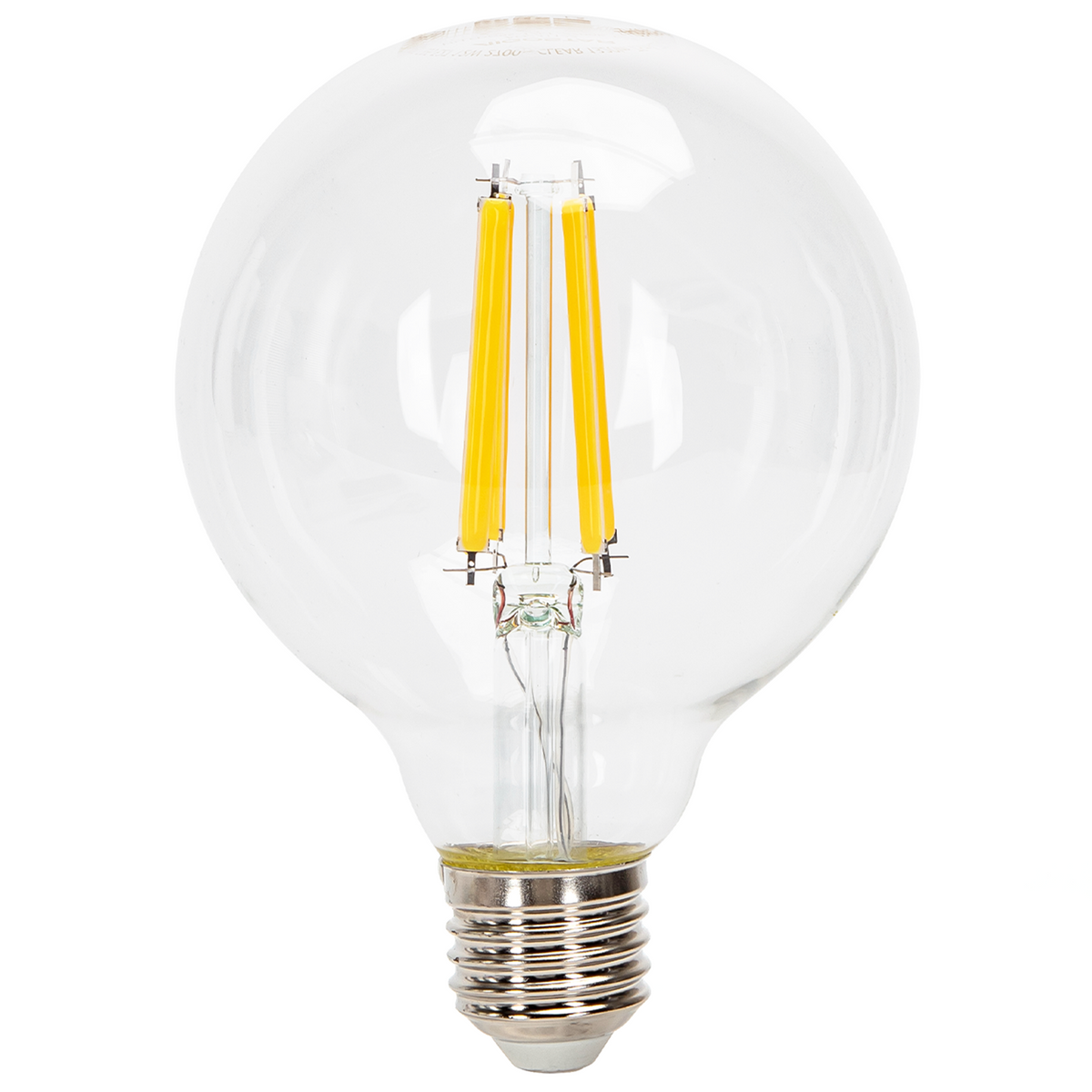 Lampadina Led a Filamento E27 G95 a Globo 10W Bianco Caldo 2700K