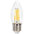Lampadina Led a Filamento E27 C37 a Oliva 8W Bianco Caldo 2700K