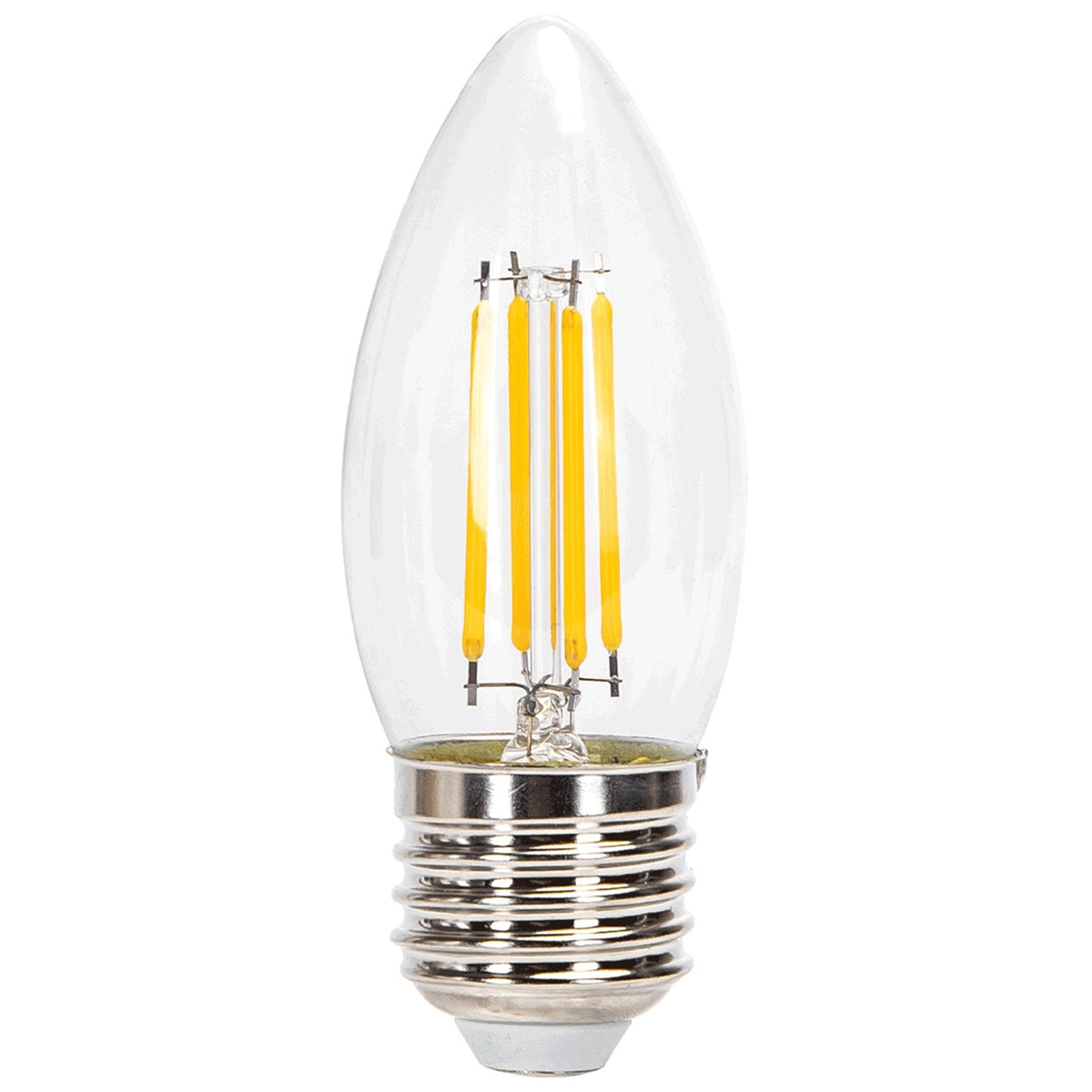 Lampadina Led a Filamento E27 C37 a Oliva 8W Bianco Caldo 2700K