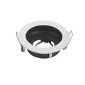 Portafaretto Ghiera Orientabile da incasso 10cm GU10 / MR16 Cornice Tonda Bianca