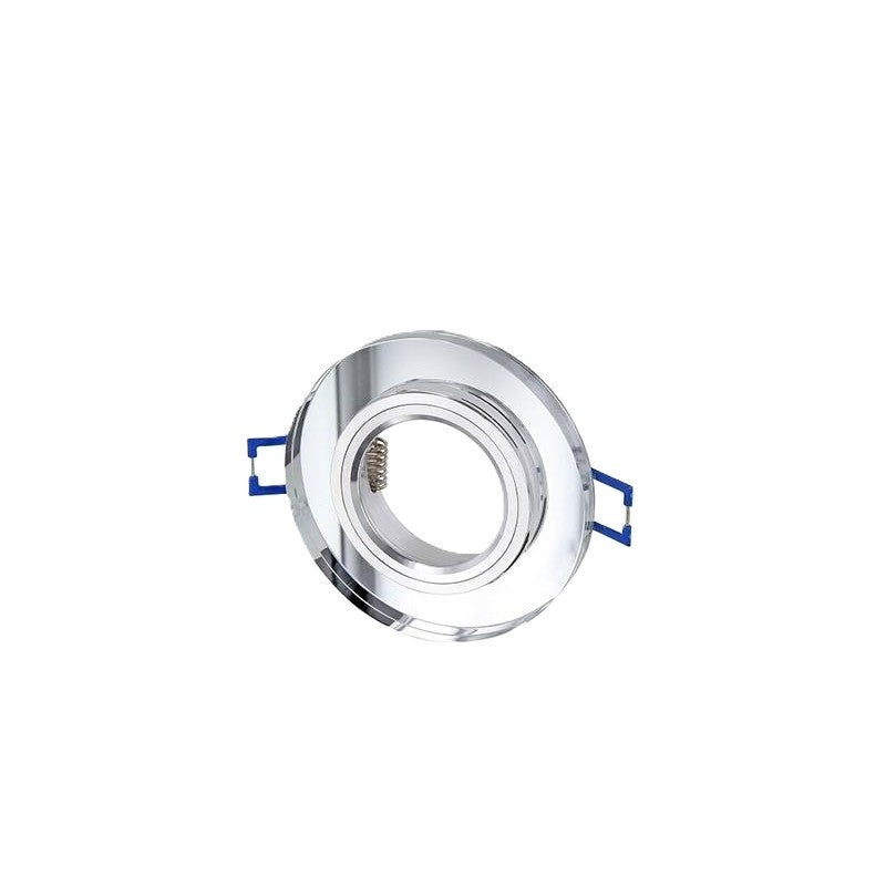 FSL Portafaretto Orientabile Color Argento 90*25/Φ70 - GU10 MR16